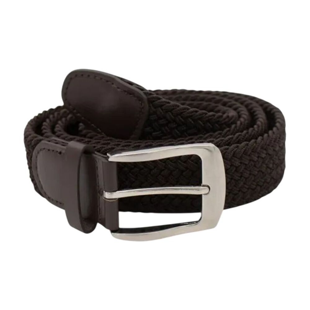 Duke Unisex Adult Malcolm D555 Braided Stretch Belt / Brown